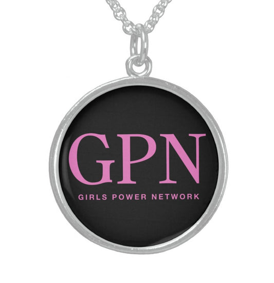 GPN Silver Plated Sterling Silver Round Necklace